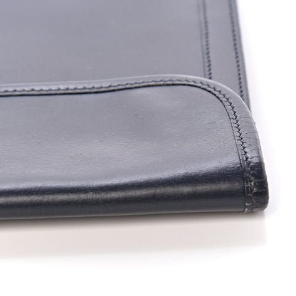 Hermes Box Calf Jige PM Clutch Bleu Marine 9 of 9