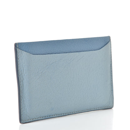 Miu Miu Goatskin Madras Bicolore Card Case Astrale Ciel 3 of 10
