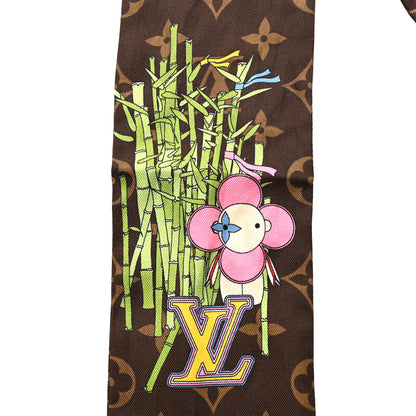 Louis Vuitton Silk Monogram 2021 Christmas Animation China Bandeau 3 of 4