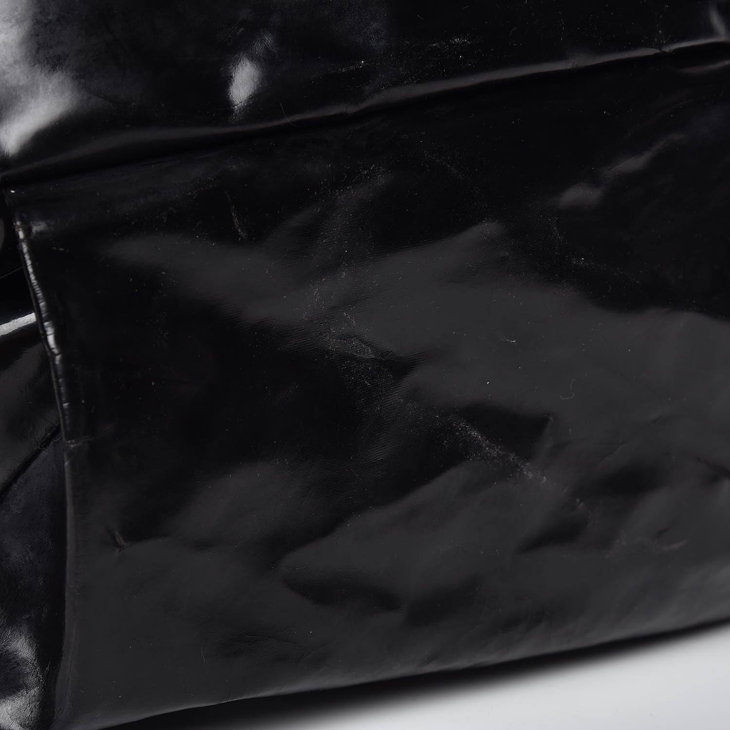 Chanel Vinyl Large Stretch Spirit Cabas Black 10 of 14