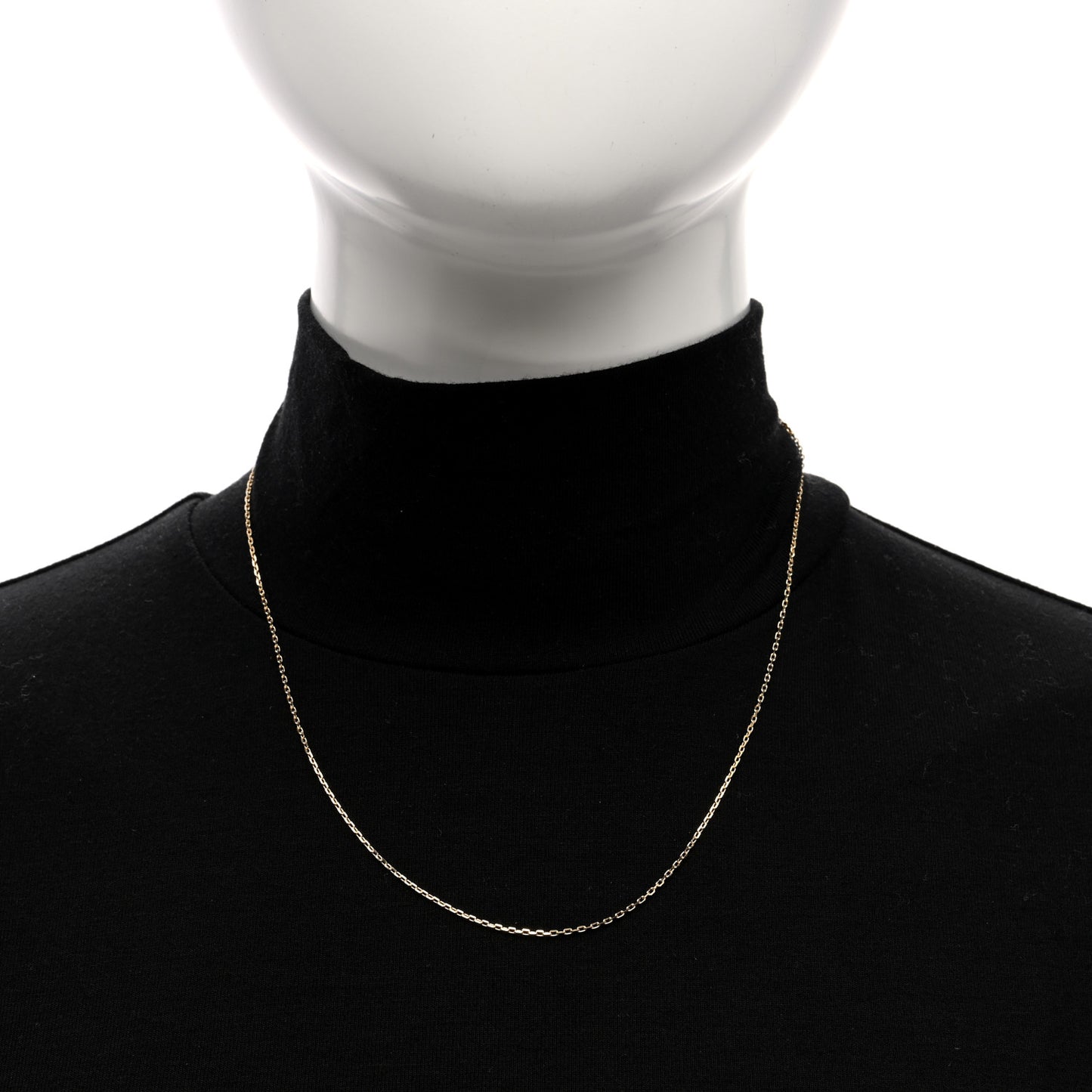 18K Yellow Gold Chain Necklace