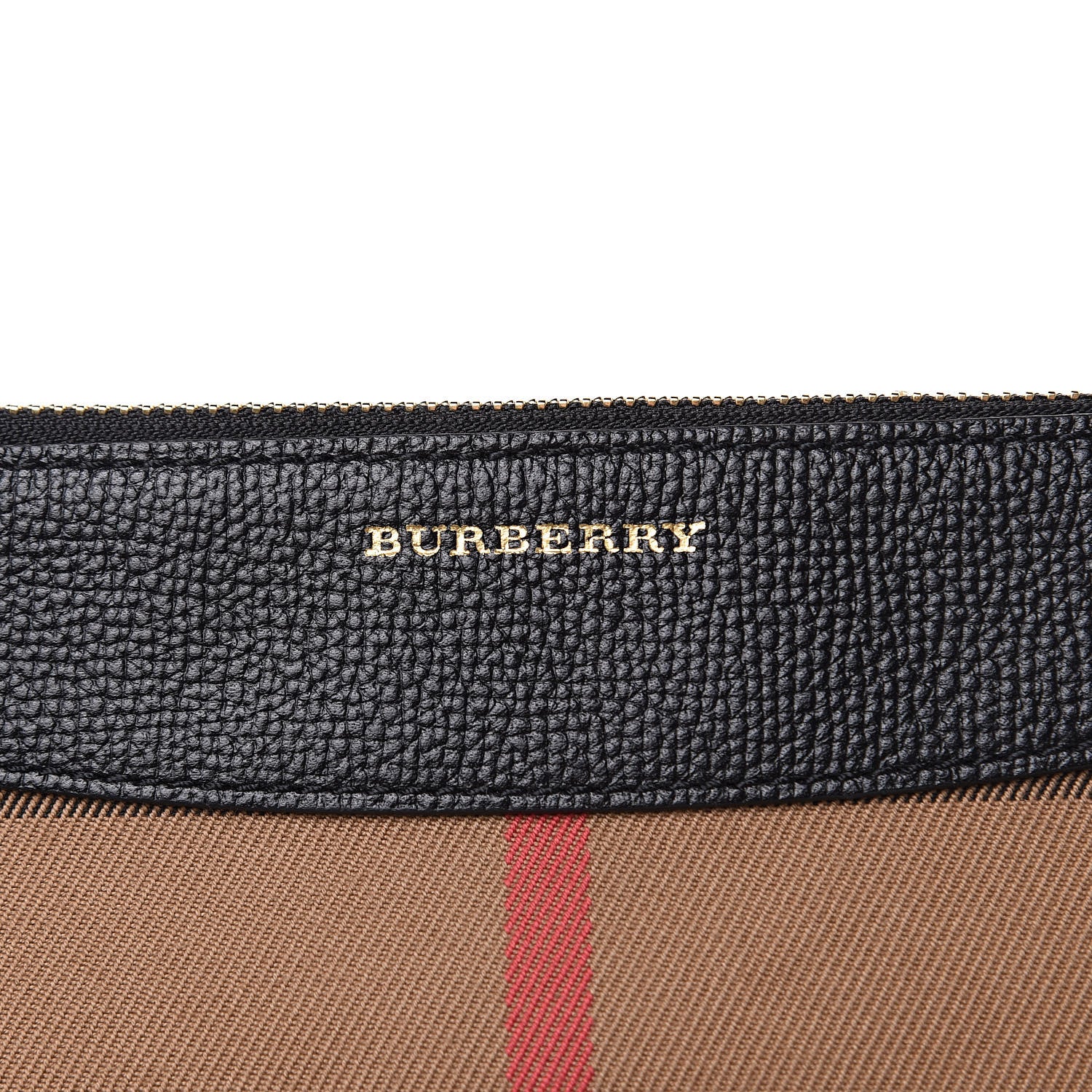 Burberry House Check Derby Peyton Crossbody Clutch Bag Black 8 of 9