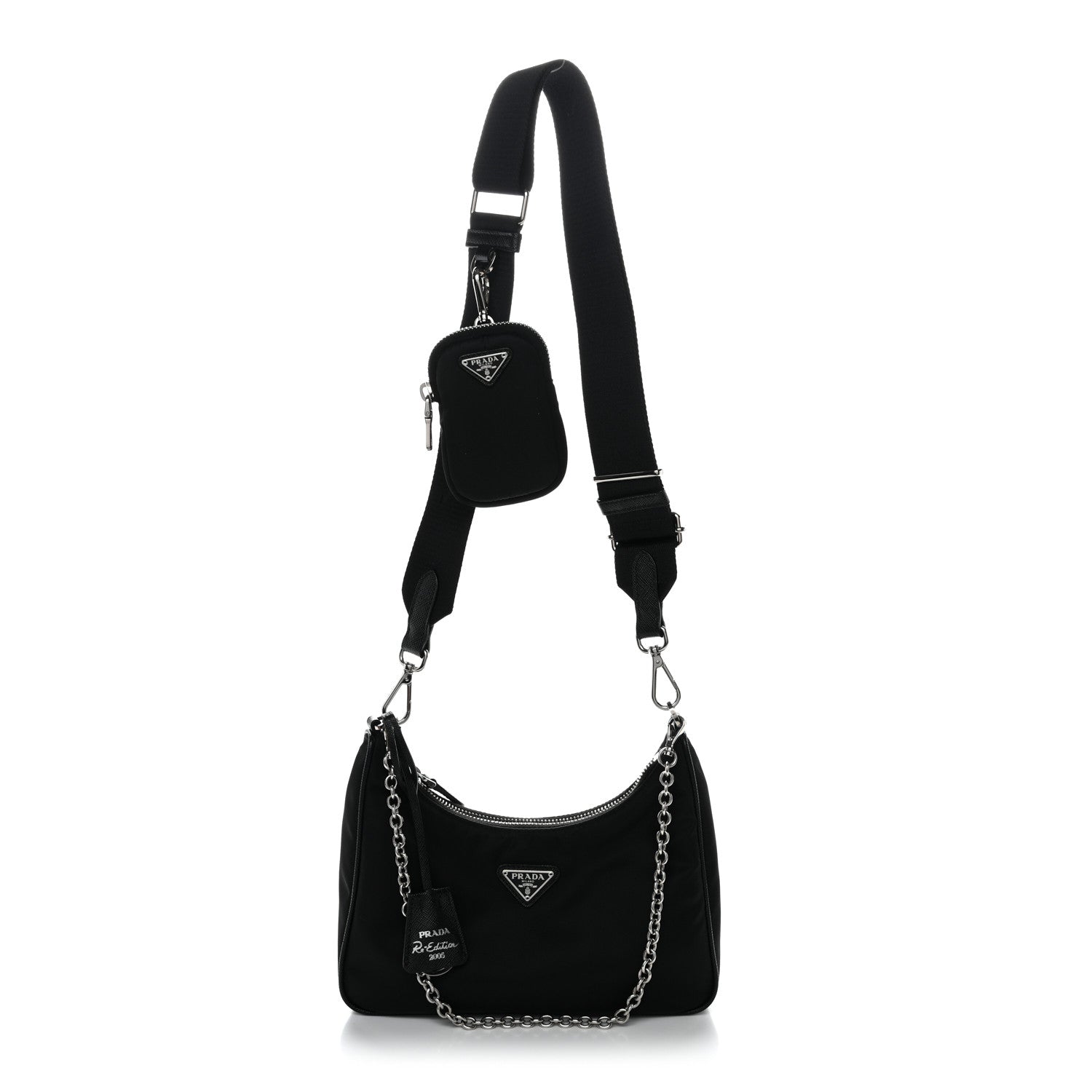 Prada Nylon Re-Edition 2005 Shoulder Bag Black 1 of 12