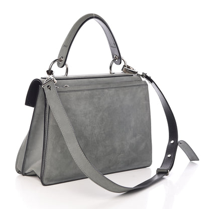 Proenza Schouler Suede Medium Hava Top Handle Bag Heather Grey 4 of 10