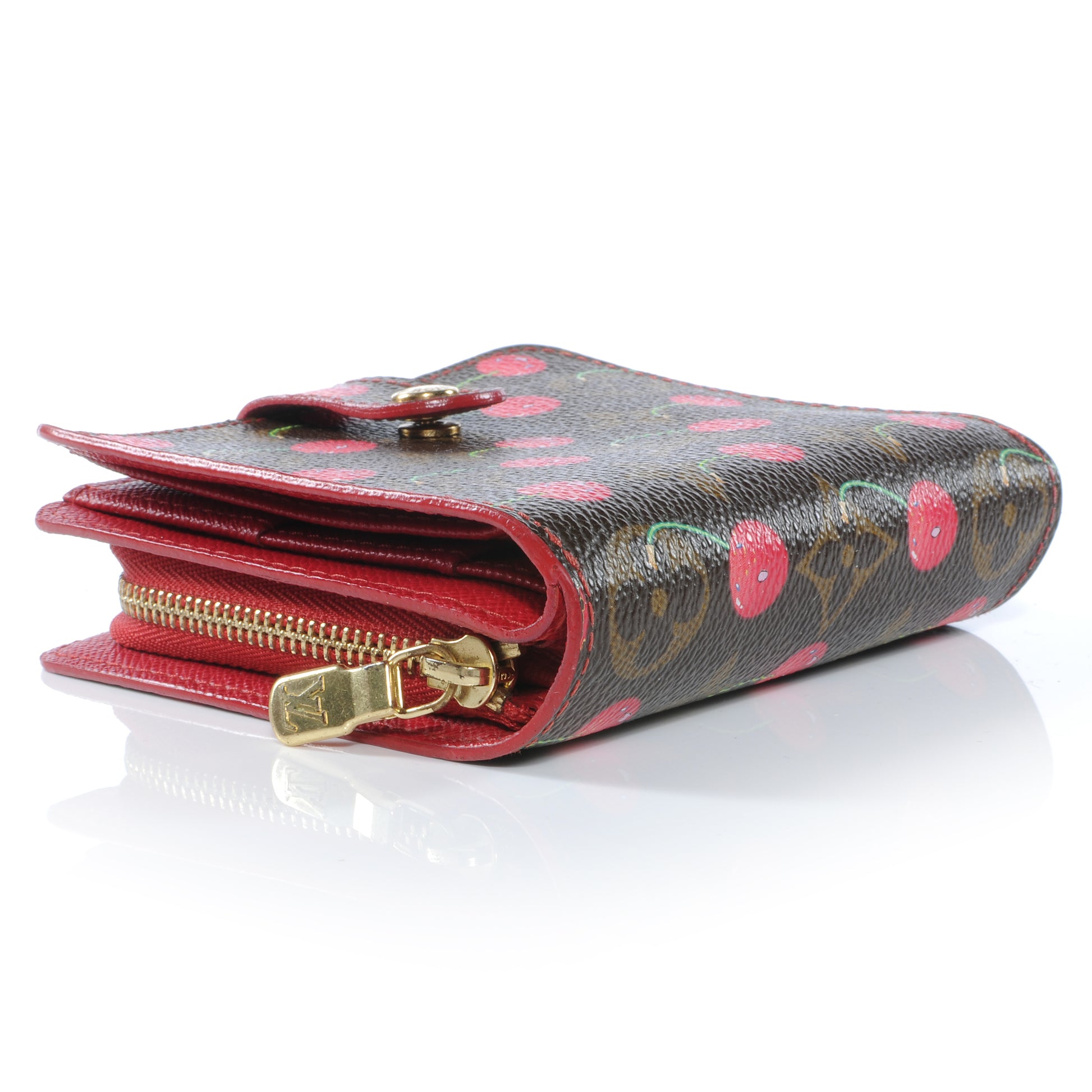 Louis Vuitton Monogram Cerises Compact Zippe Wallet 4 of 8