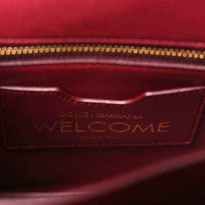 Dolce & Gabbana Velvet Giraffe Printed Welcome Satchel Multicolor 6 of 8