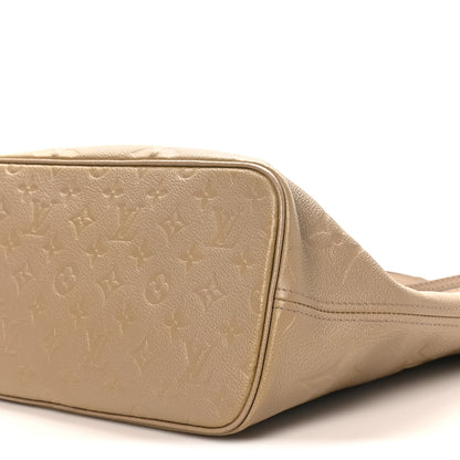 Louis Vuitton Empreinte Monogram Giant Neverfull MM Tourterelle 11 of 11