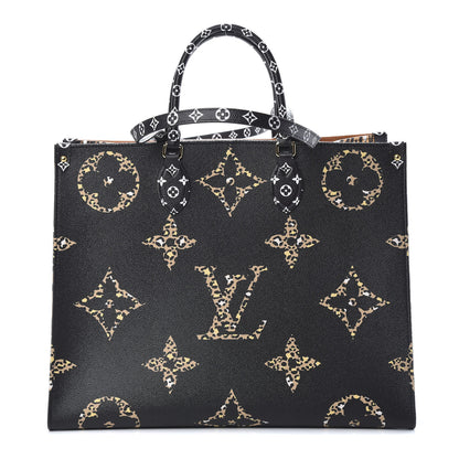 Louis Vuitton Monogram Giant Jungle Onthego GM Black 1 of 11