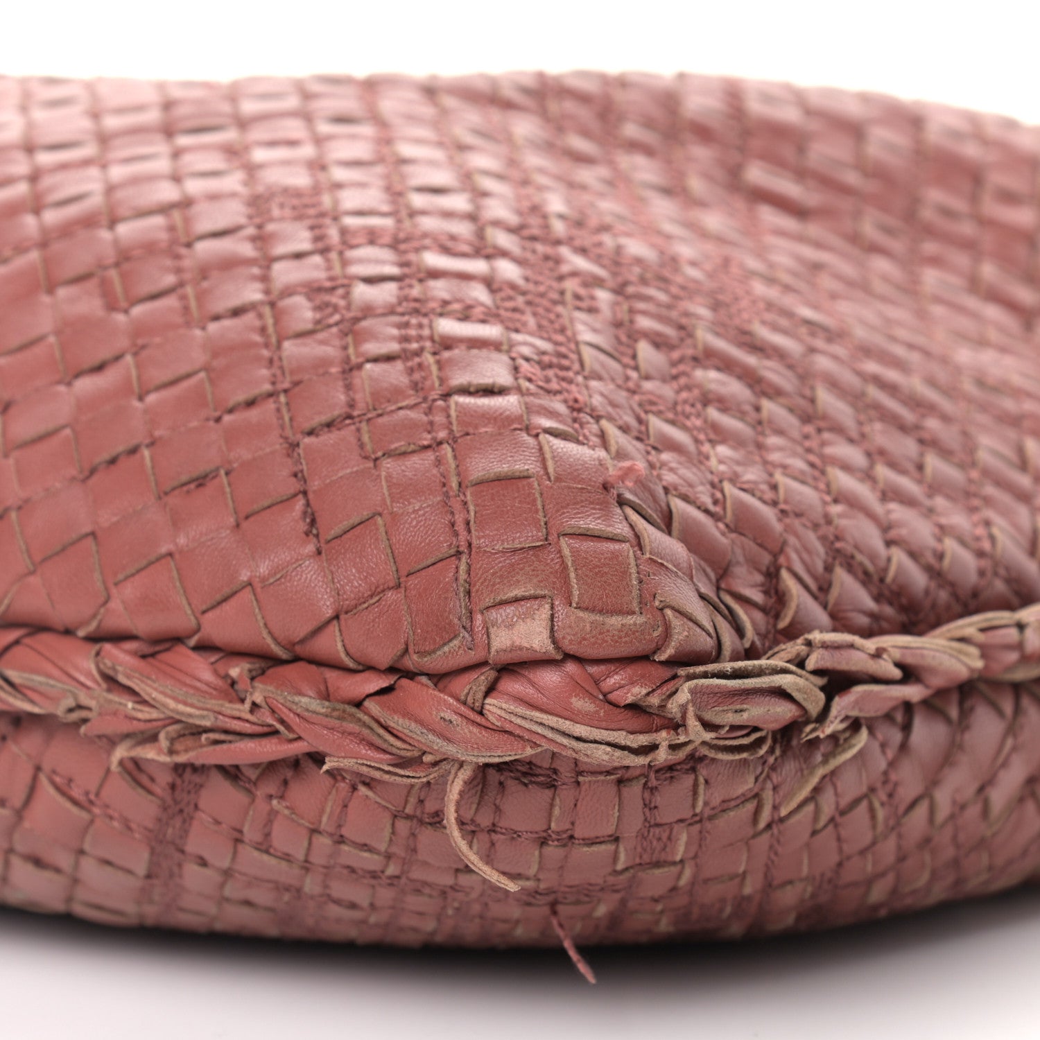 Bottega Veneta Nappa Intrecciato Fuzzy Maxi Veneta Hobo Dusty Rose 8 of 10