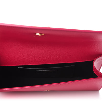 Saint Laurent Grain De Poudre Classic Monogram Cassandre Clutch Lipstick Fuchsia 5 of 6