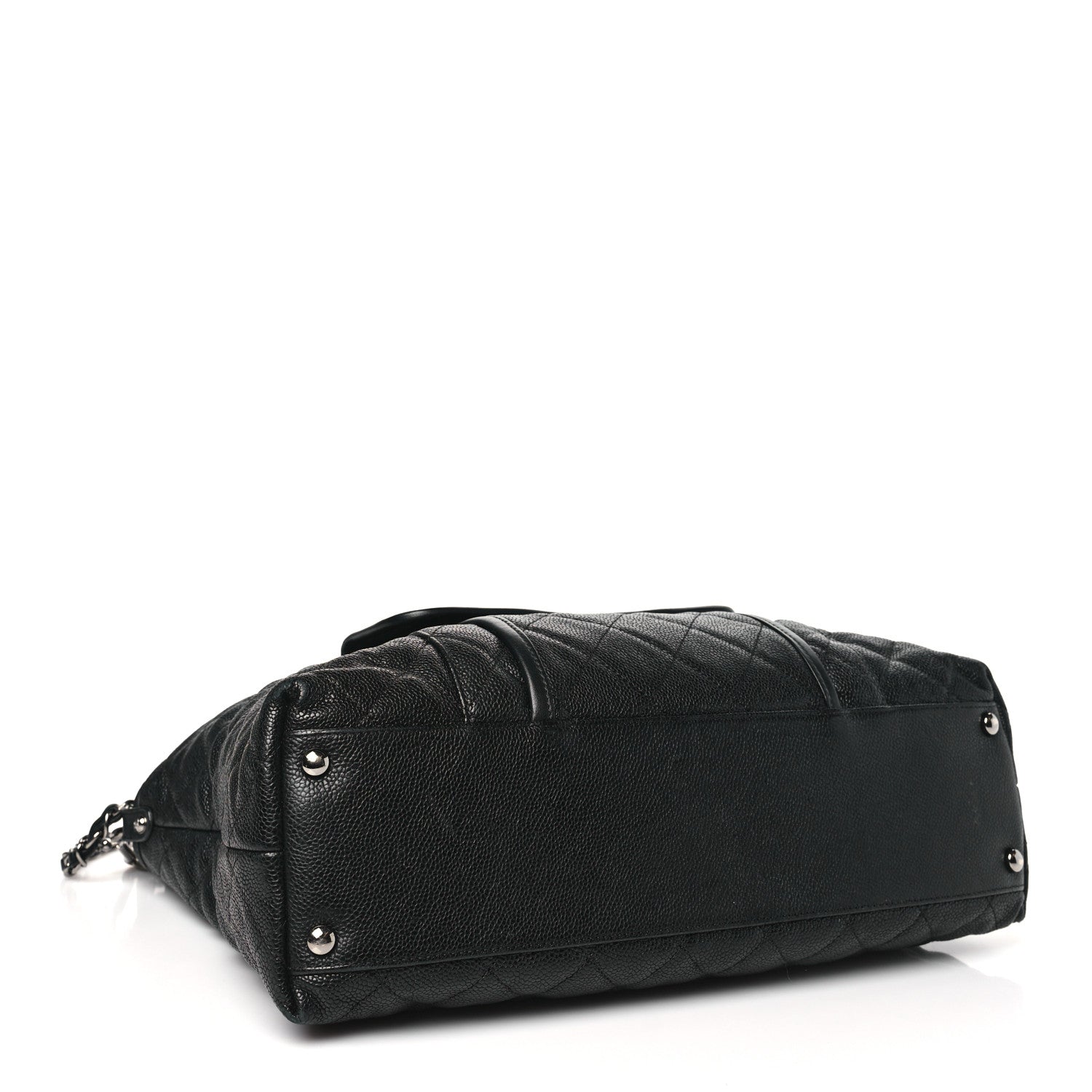 Chanel Caviar Quilted French Riviera Hobo Black 4 of 12
