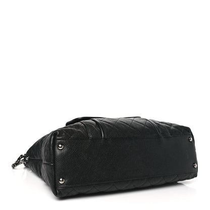 Chanel Caviar Quilted French Riviera Hobo Black 4 of 12