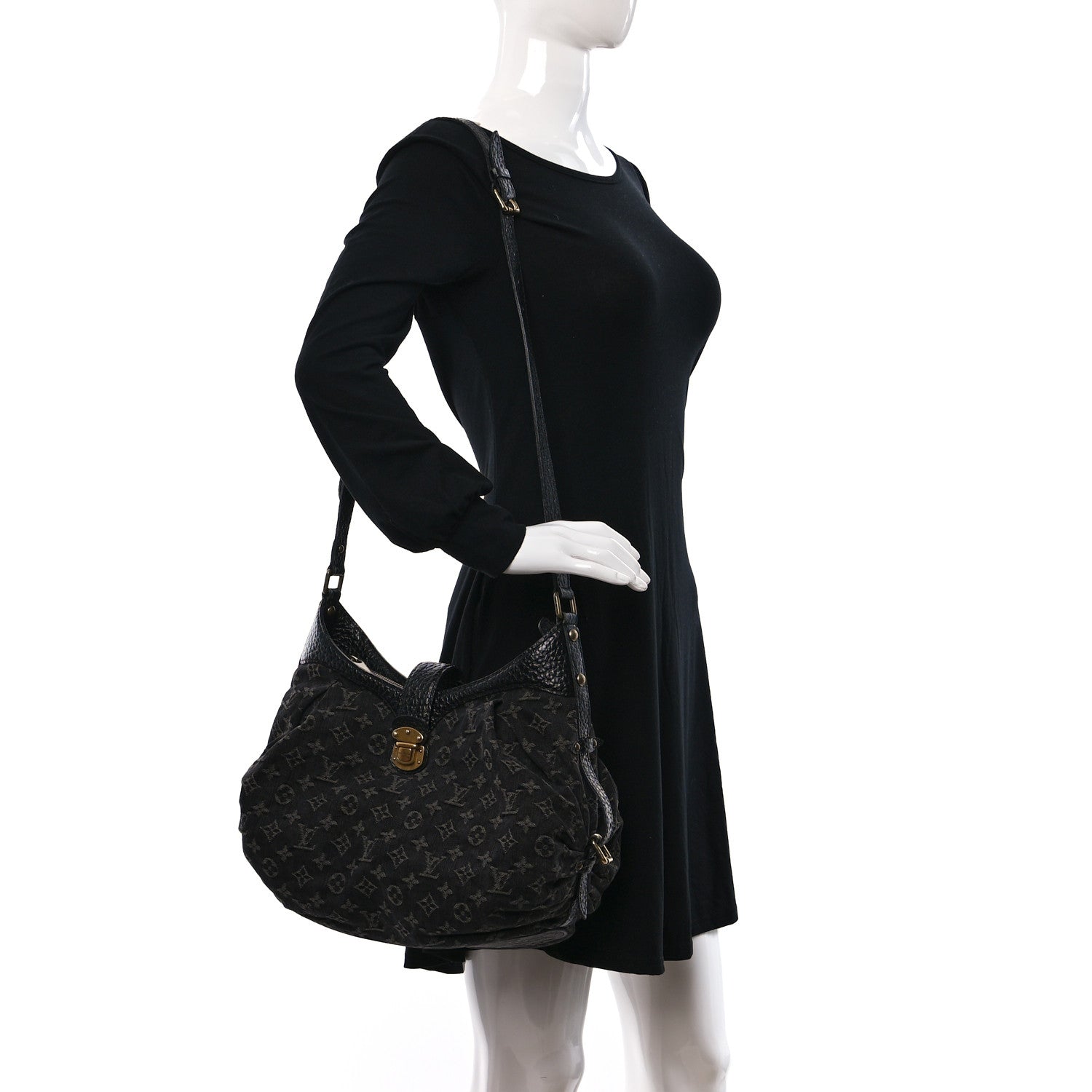 Louis Vuitton Denim Mahina XS Black 2 of 8