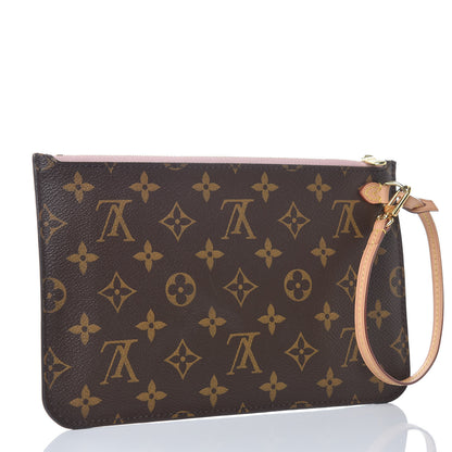 Louis Vuitton Monogram Neverfull MM GM Pochette Rose Ballerine 3 of 8