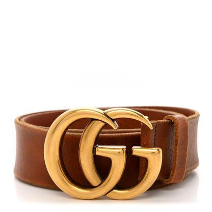 Gucci Faded Calfskin Double G 40mm Belt 85 34 Cuir 1 of 6