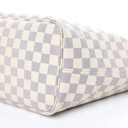 Louis Vuitton Damier Azur Neo Neverfull MM Rose Ballerine 9 of 21