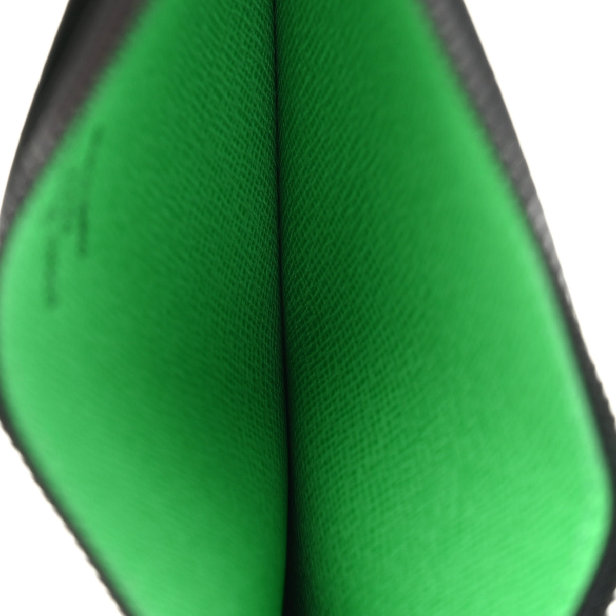 Monogram Calfskin Coin Card Holder Minty Green