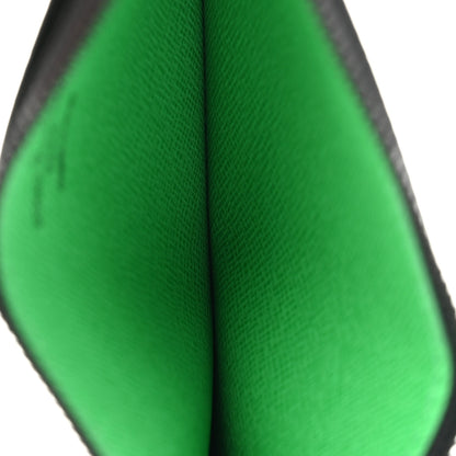 Louis Vuitton Monogram Calfskin Coin Card Holder Minty Green 5 of 6