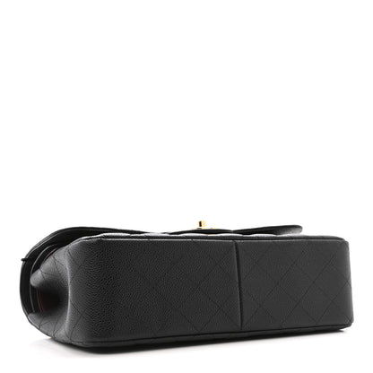 Chanel Caviar Quilted Jumbo Double Flap Black 4 of 11