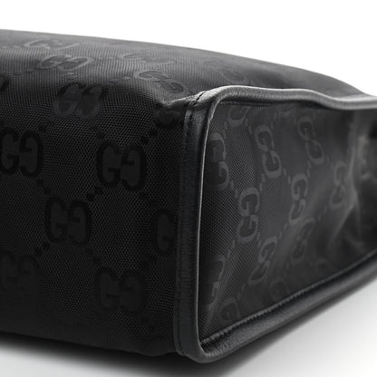 Gucci Econyl Nylon Monogram Off The Grid Long Tote Bag Black 9 of 10