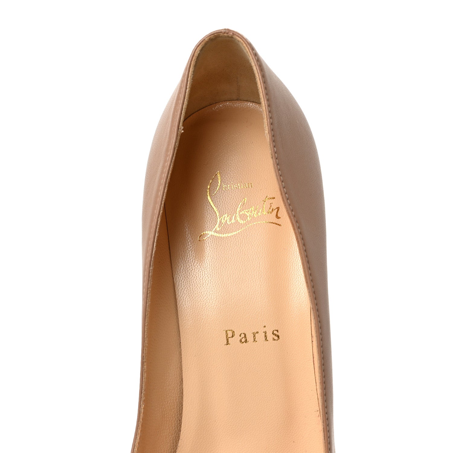 Christian Louboutin Nappa Clare 80 Pumps 38 Nude 7 of 9