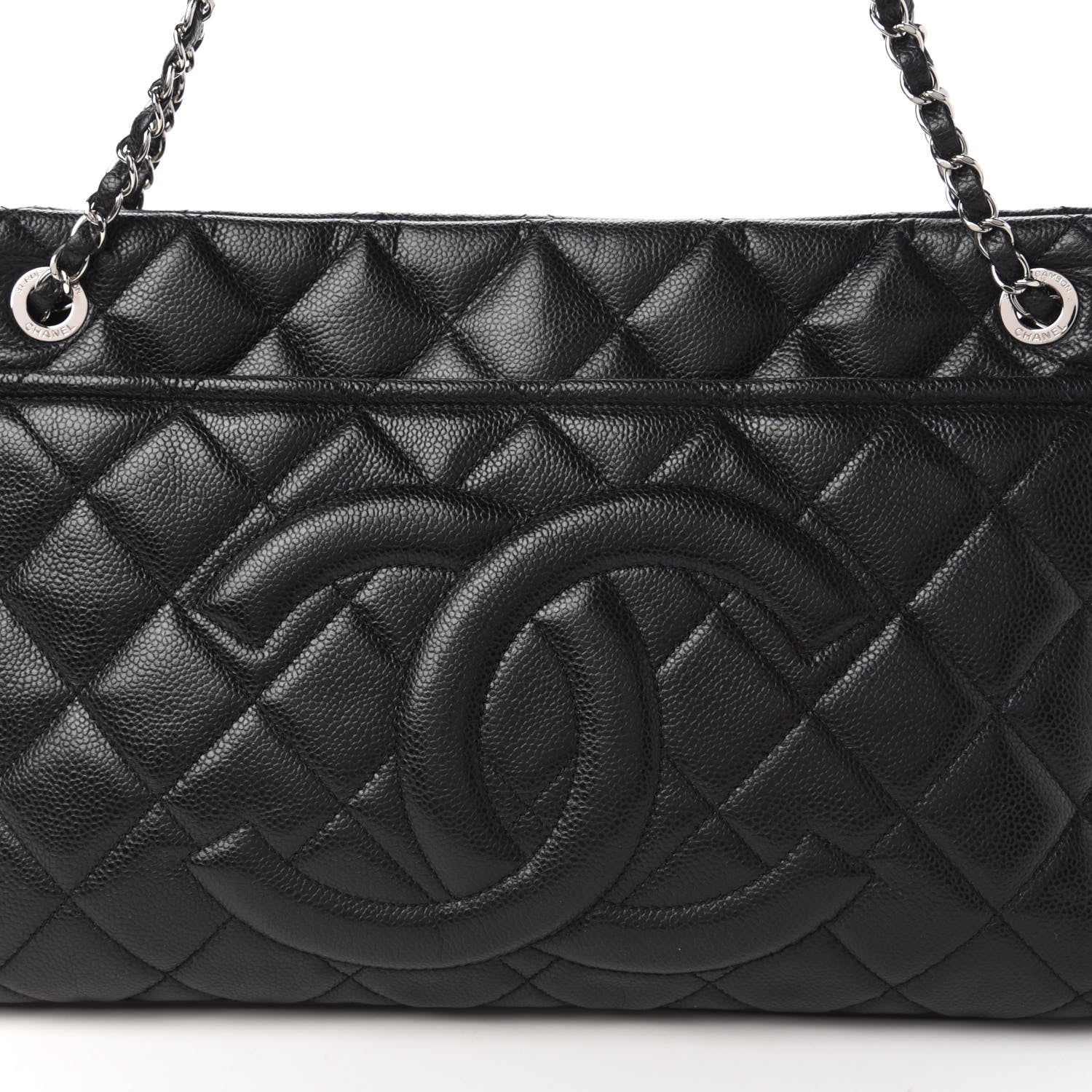 Chanel Caviar Quilted Timeless CC Soft Tote Black 10 of 10