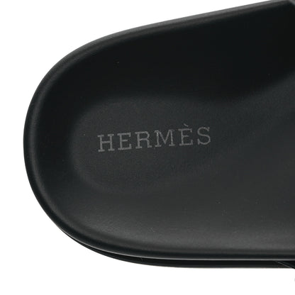 Hermes Nappa Extra Sandals 37 Black 7 of 9