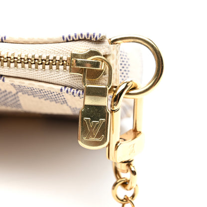Louis Vuitton Damier Azur Mini Pochette Accessories 8 of 10
