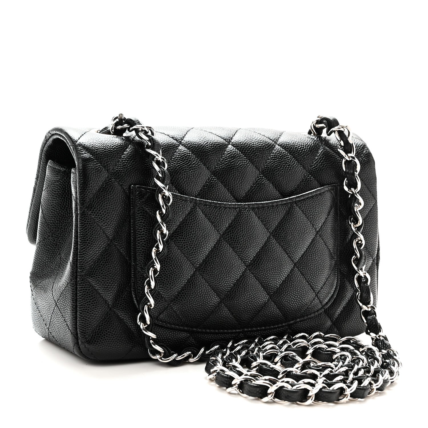 Chanel Caviar Quilted Mini Rectangular Flap Black 3 of 10
