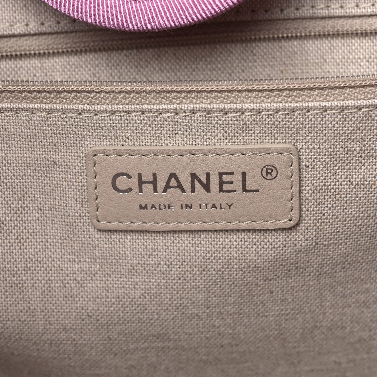 Mixed Fibers Medium Deauville Tote Dark Pink