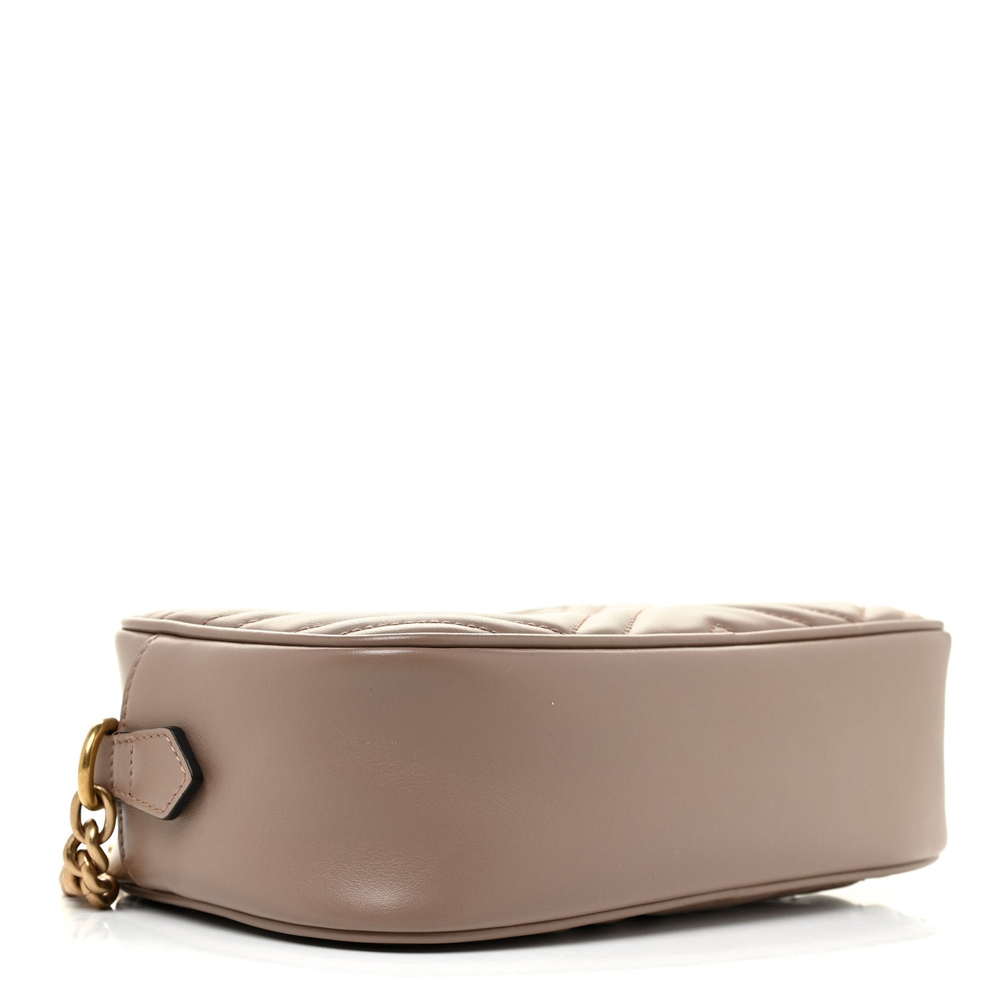 Calfskin Matelasse Small GG Marmont Chain Shoulder Bag Porcelain Rose