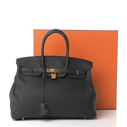 Hermes Togo Birkin 35 Black 12 of 12