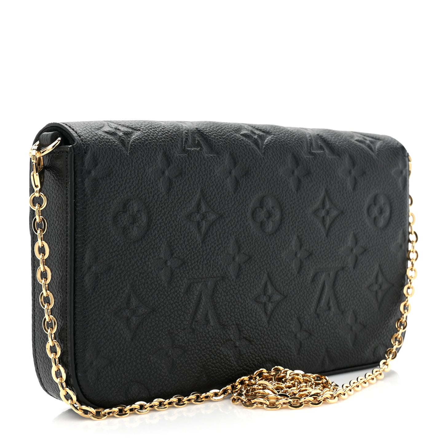Empreinte Pochette Felicie Chain Wallet Black