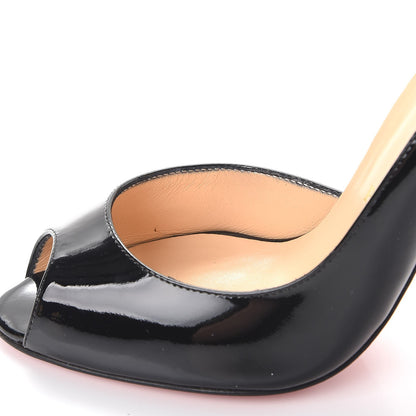 Christian Louboutin Patent Demi You 100 Pumps 38 Black 9 of 12