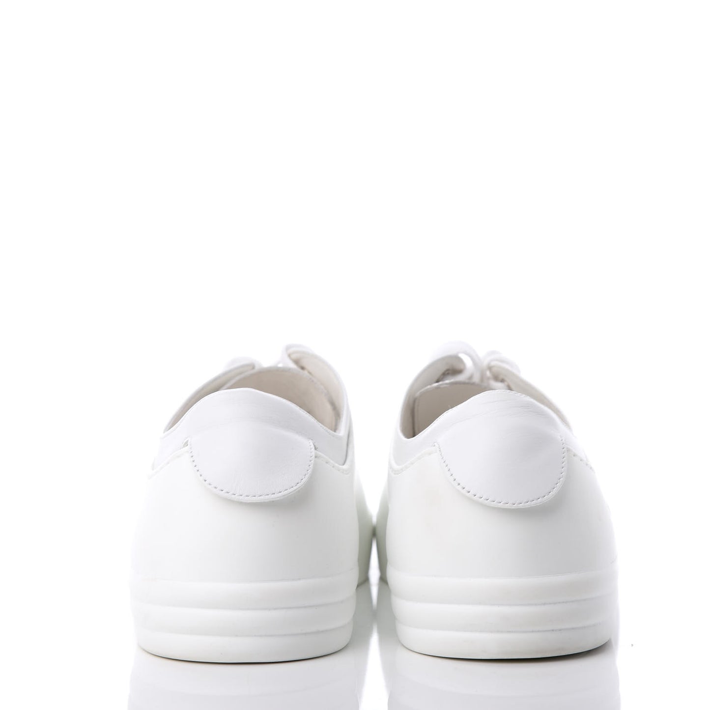 Calfskin Gum Womens CC Sneakers 41 White