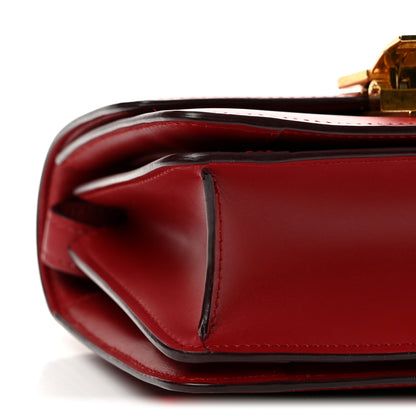 Celine Box Calfskin Small Classic Box Flap Bag Red 10 of 14