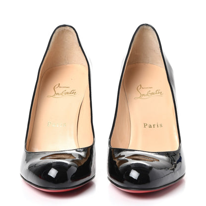 Christian Louboutin Patent Simple 100 Pumps 37.5 Black 2 of 7