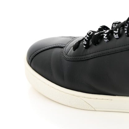 Chanel Calfskin CC Womens Sneakers 38 Black 11 of 14
