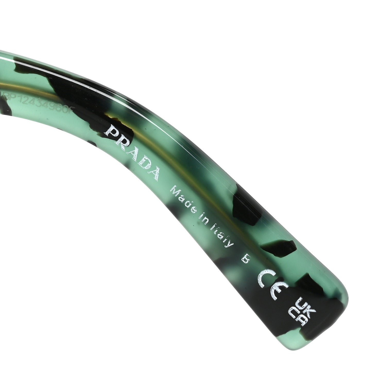 Acetate Square Sunglasses SPR 15Y Tortoise Green
