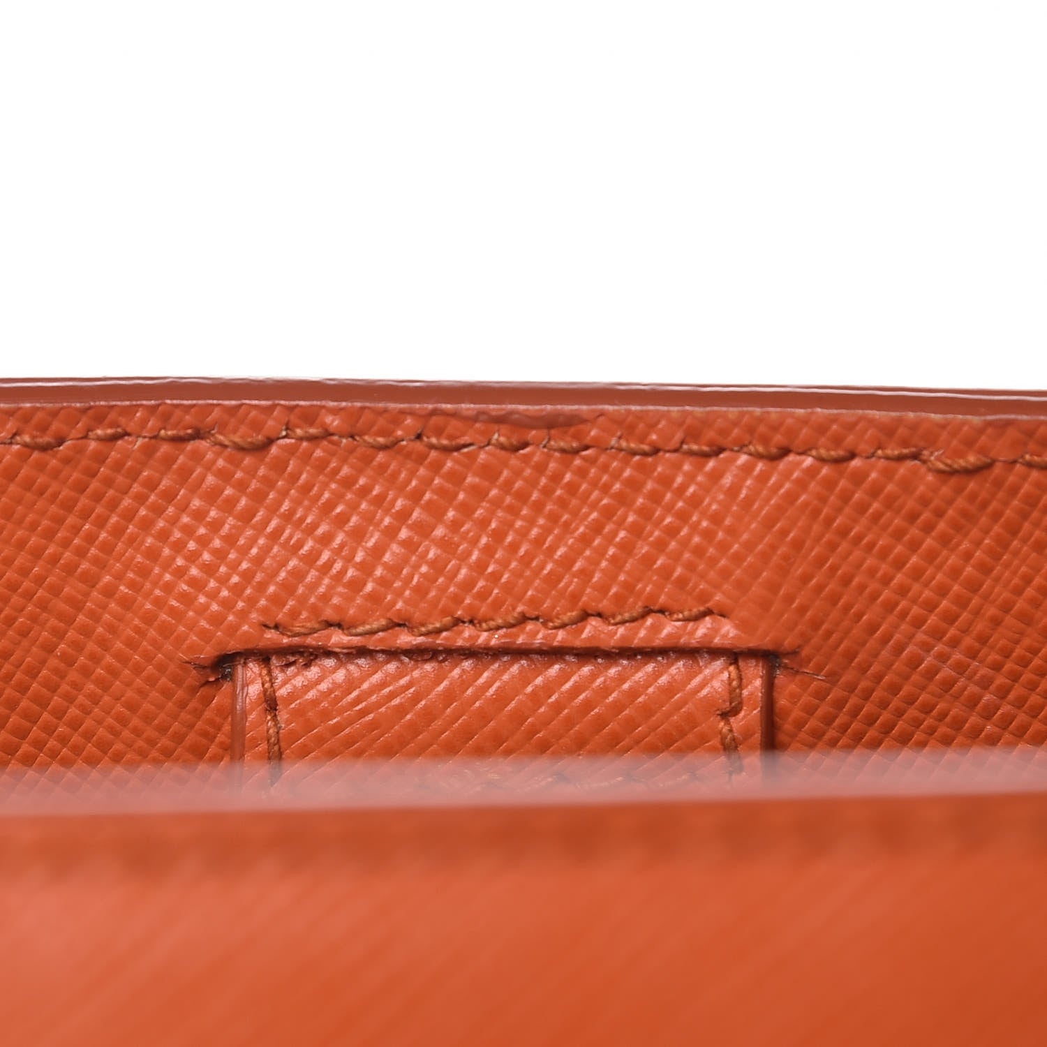 Prada Saffiano Lux Large Tote Papaya 10 of 12