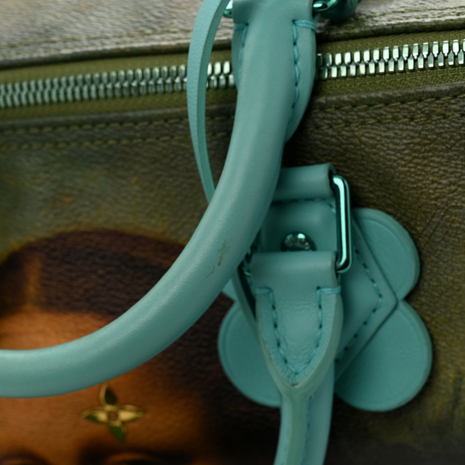 Louis Vuitton Masters Da Vinci Speedy 30 Vert D’eau 9 of 10