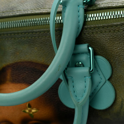 Louis Vuitton Masters Da Vinci Speedy 30 Vert D’eau 9 of 10