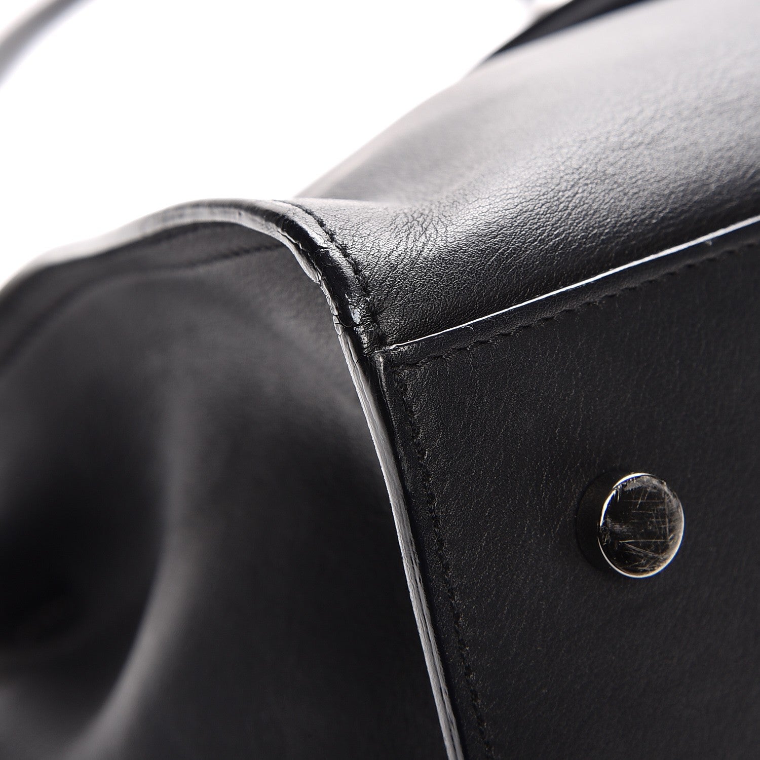 Saint Laurent Smooth Calfskin Small Monogram Cabas Black 16 of 18