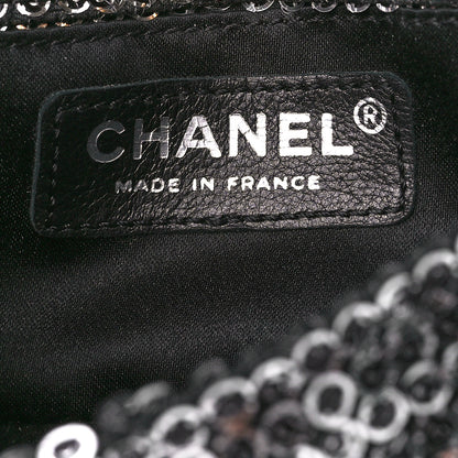 Chanel Sequin Micro Flap Dark Silver 6 of 13