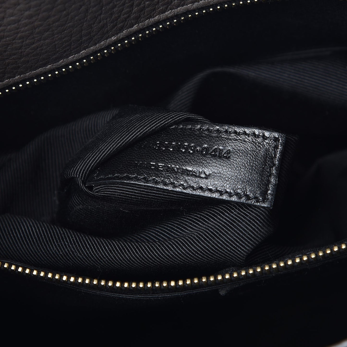 Grained Calfskin Small Sac De Jour Earth