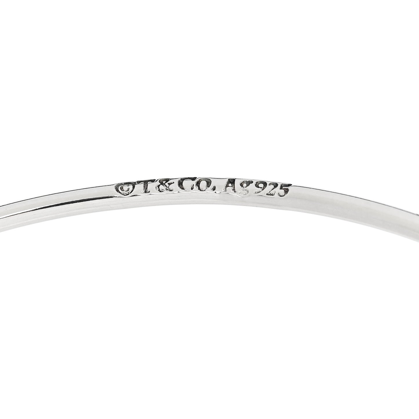 Sterling Silver Hook Bangle Bracelet