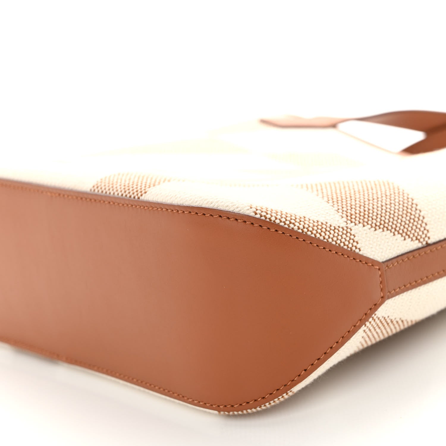 Hermes Swift Toile H Cabas H En Biais 27 Ecru Naturel Gold 9 of 10