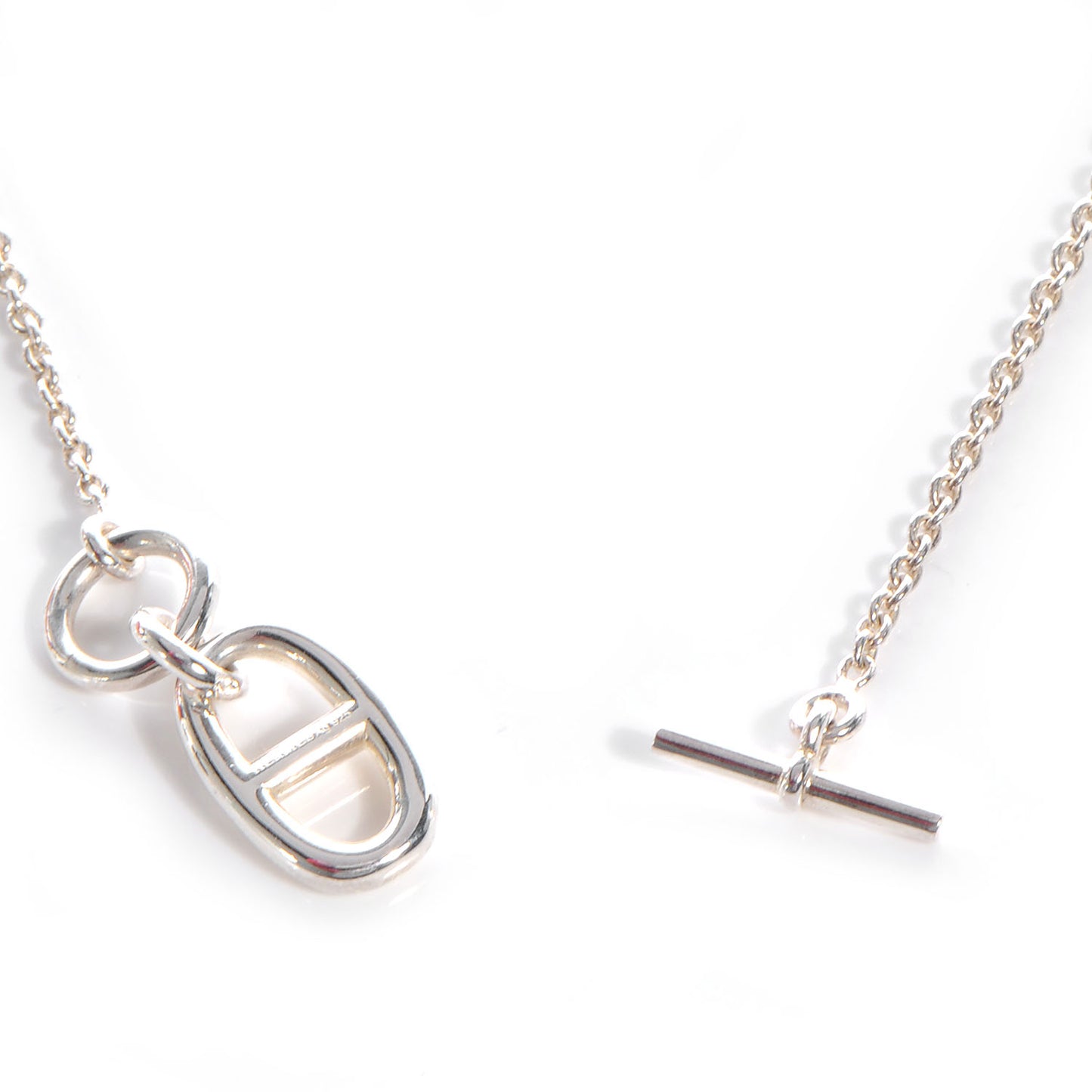 Sterling Silver Amulette Chaine d'Ancre Necklace