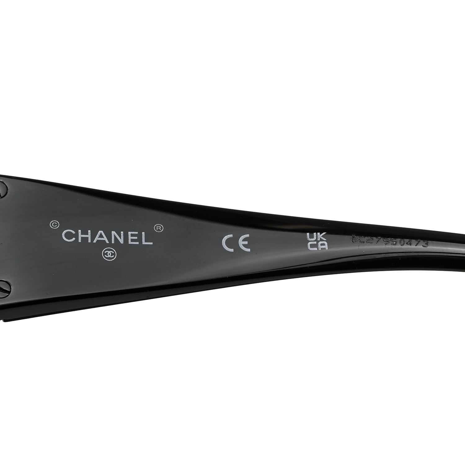 Chanel Acetate Pearl CC Square Sunglasses 71501-A Black 6 of 8
