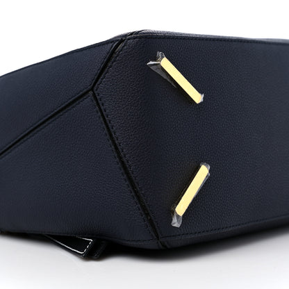 Loewe Calfskin Medium Puzzle Bag Midnight Blue 7 of 8